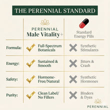 Load image into Gallery viewer, Male Vitality & Hormone Support — Male Vitality+ by Perennial