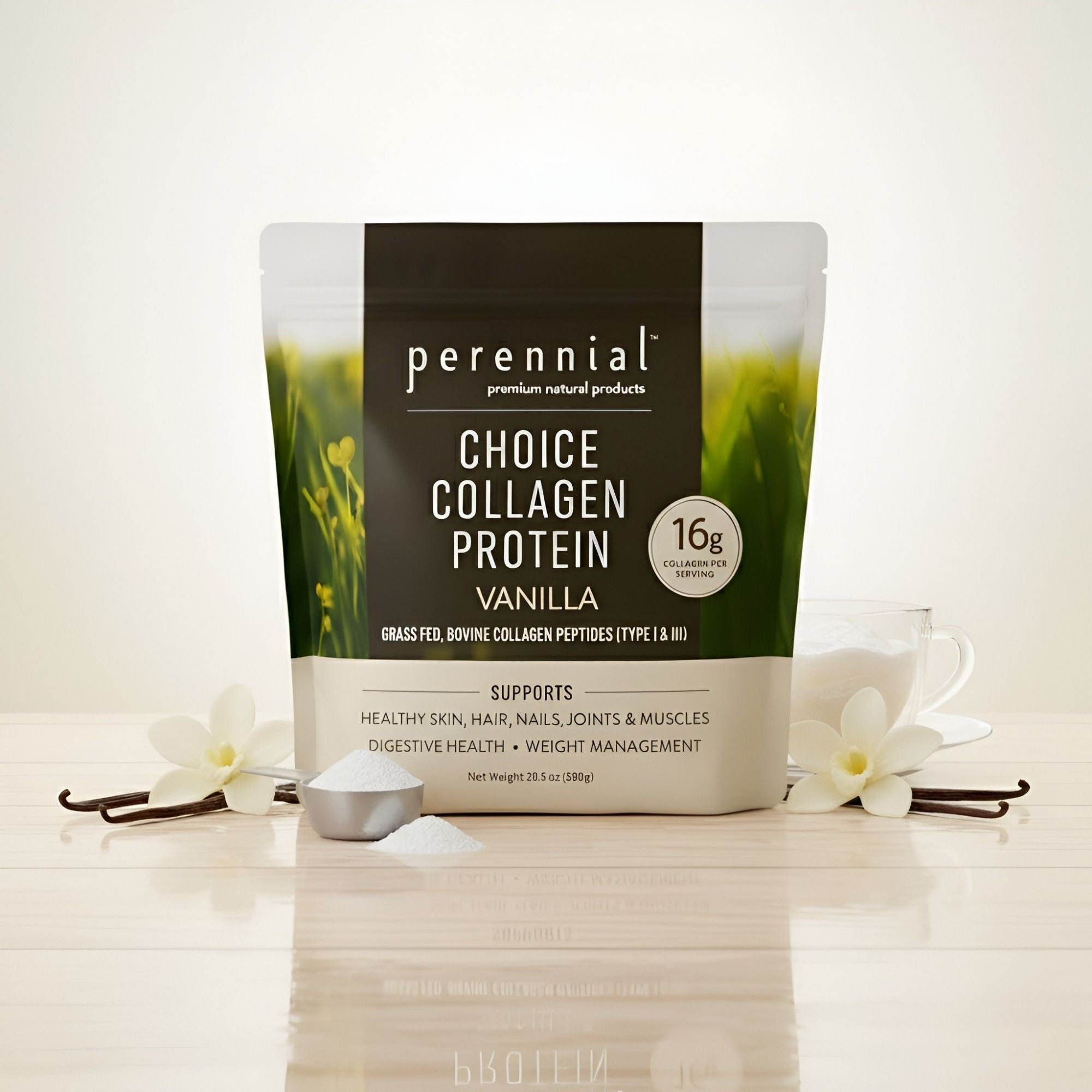 Collagen Peptides for Skin, Joints & Gut —  Vanilla | Perennial