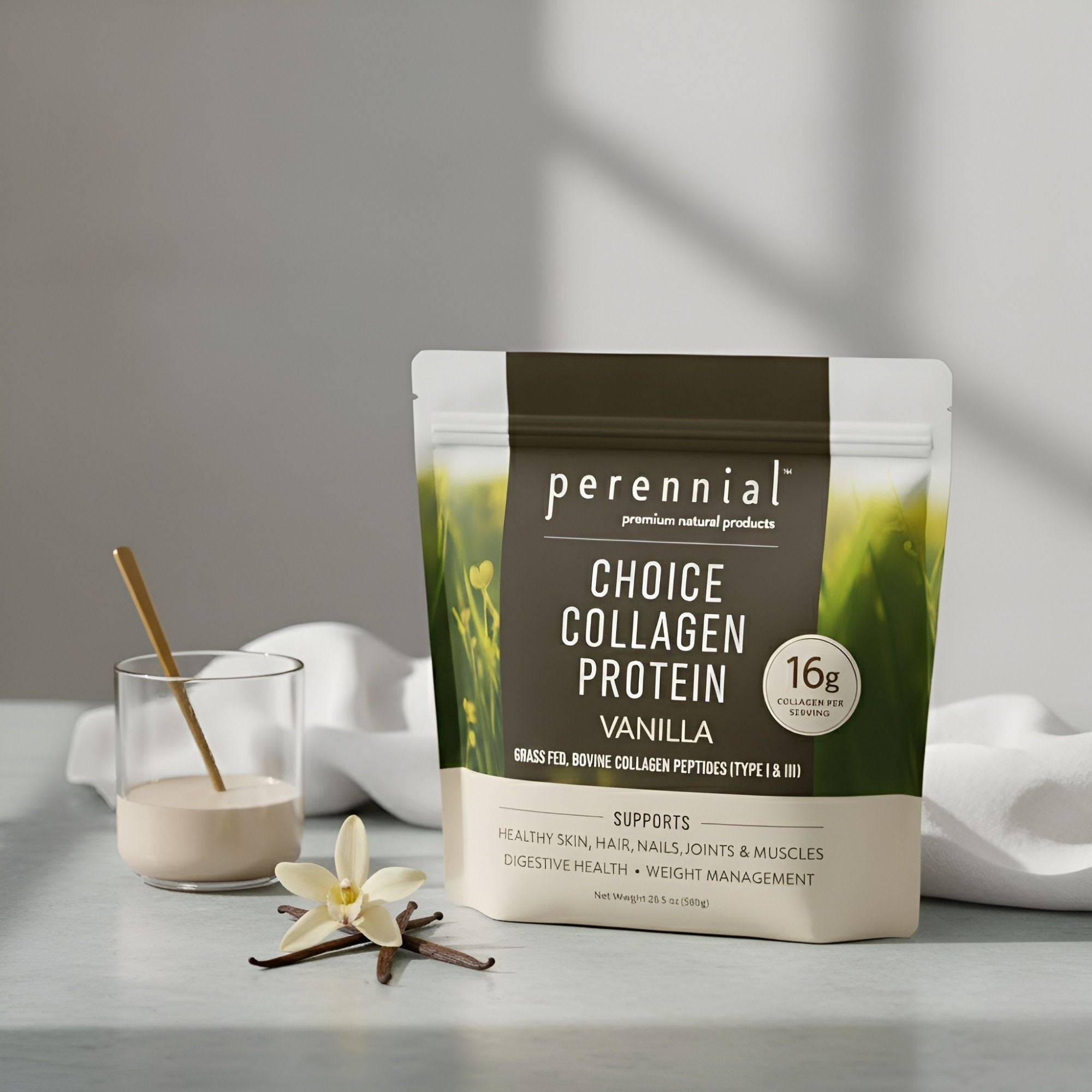 Collagen Peptides for Skin, Joints & Gut —  Vanilla | Perennial