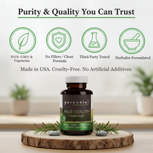 Load image into Gallery viewer, Male Vitality &amp; Hormone Support — Male Vitality+ by Perennial
