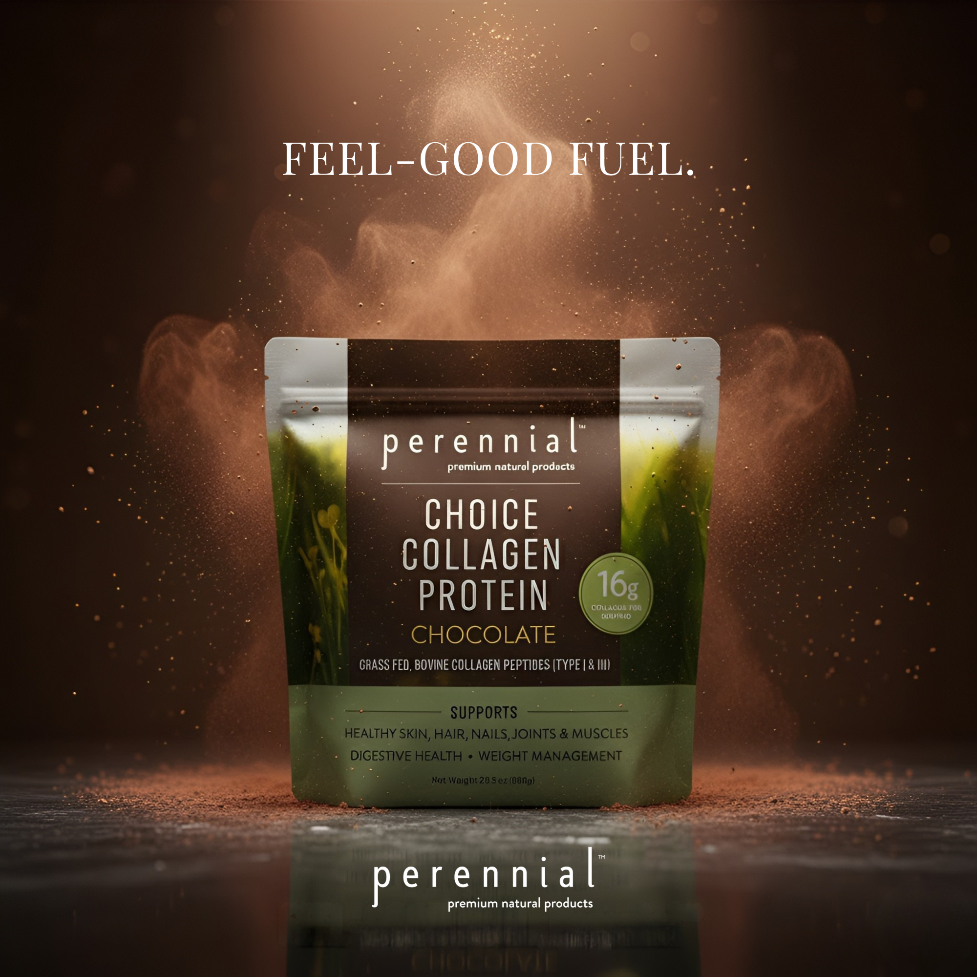 Collagen Peptides for Skin, Joints & Gut — Chocolate | Perennial