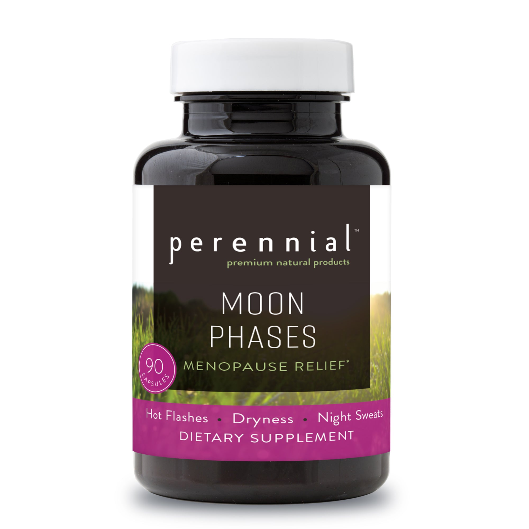 Moon Phases: Menopause Relief Formula - Perennial Life Hormonal Balance Supplement (Now 120 Capsules)