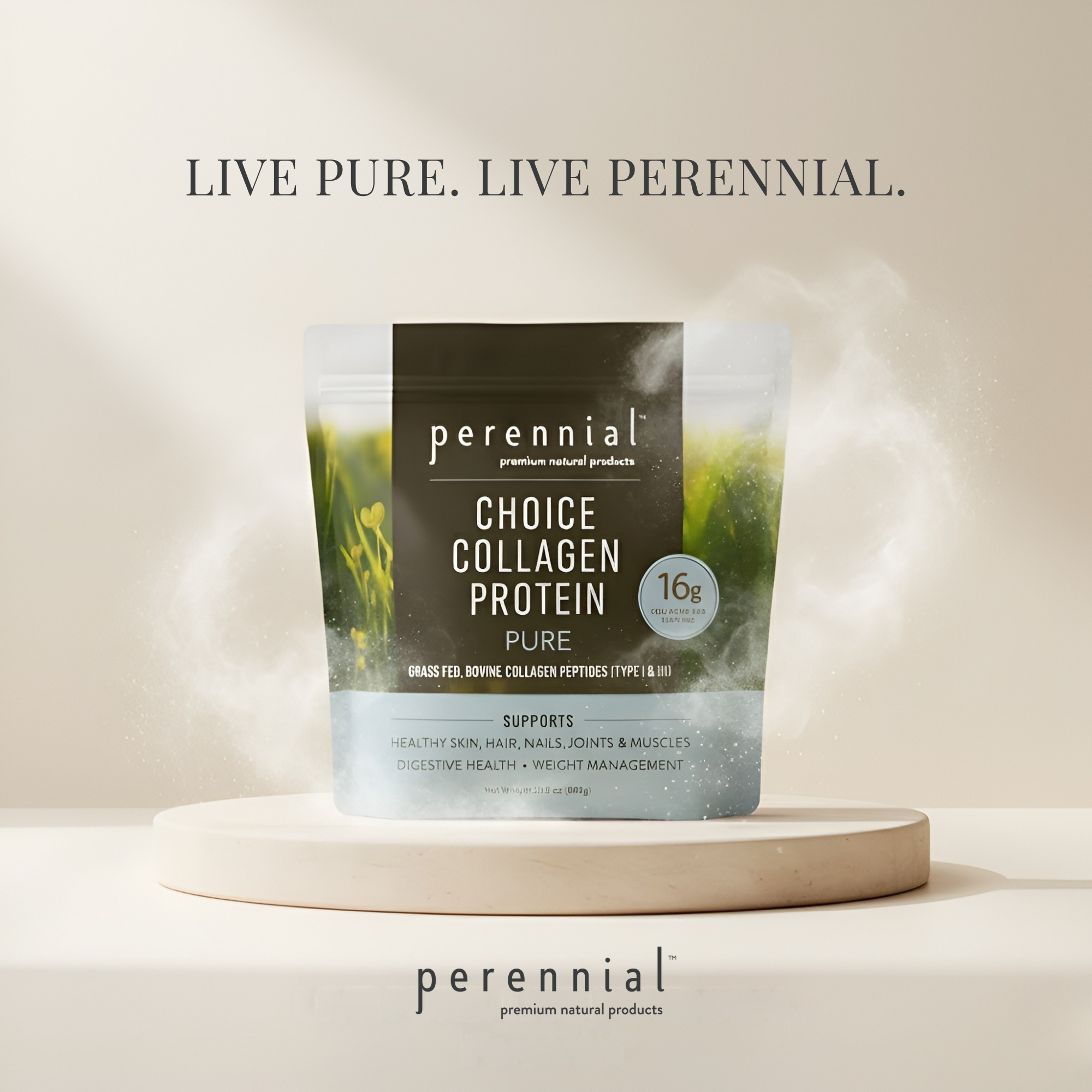 Collagen Peptides for Skin, Joints & Gut — Pure (Unflavored) | Perennial