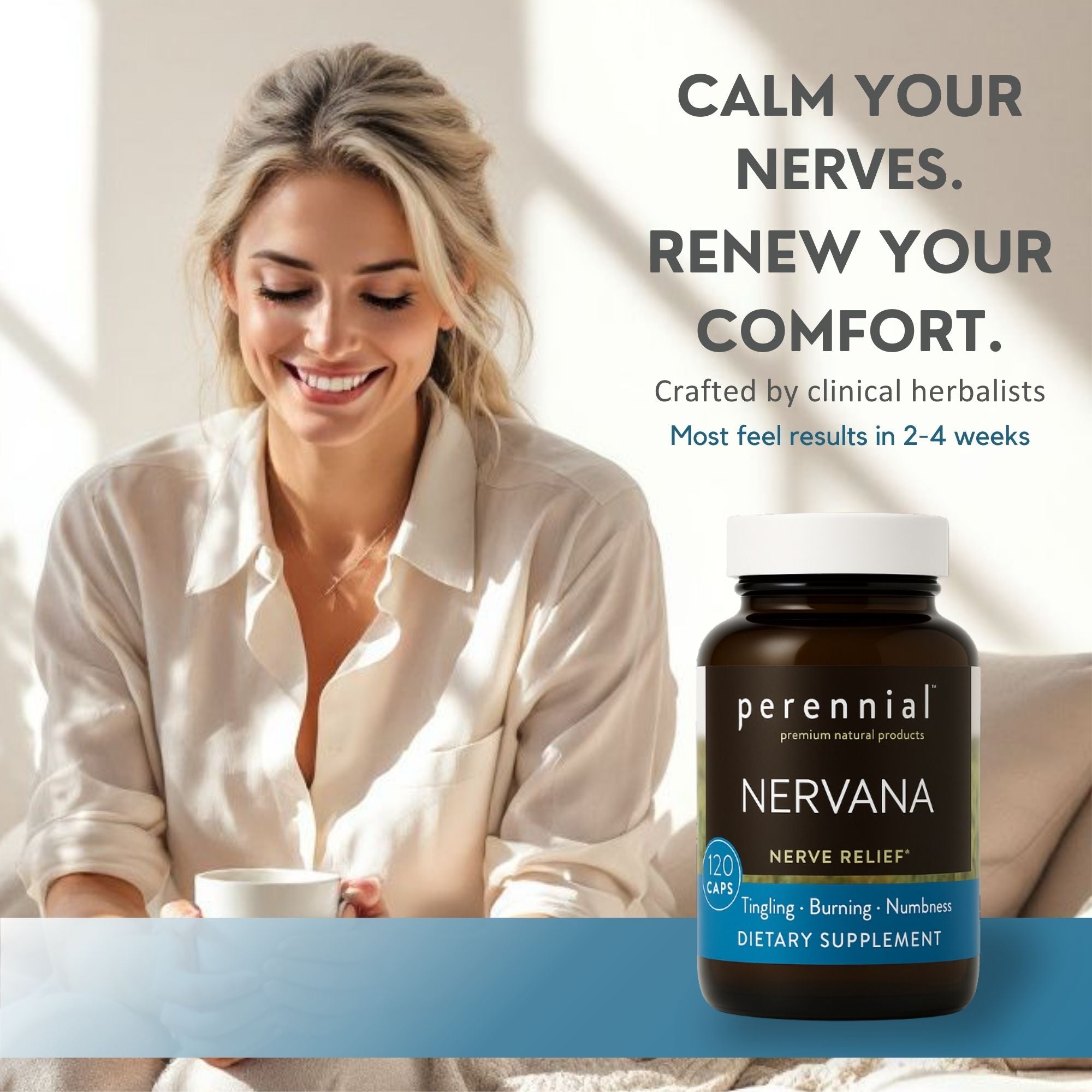 Nervana – Nerve Support Herbal Supplement (120 Capsules)