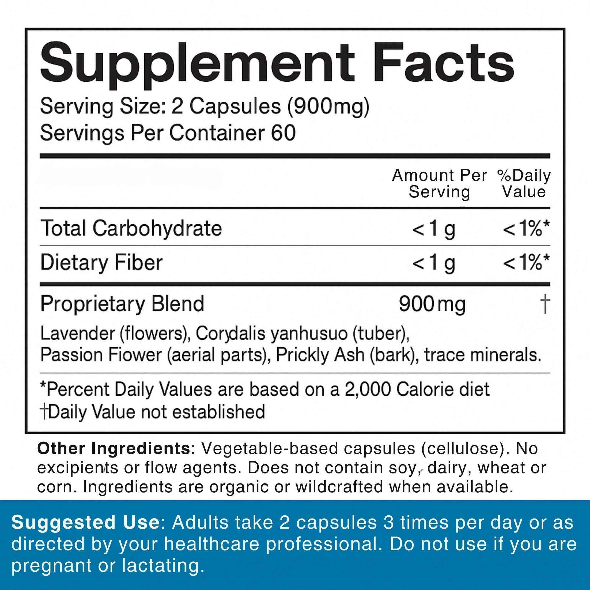 Nervana – Nerve Support Herbal Supplement (120 Capsules)
