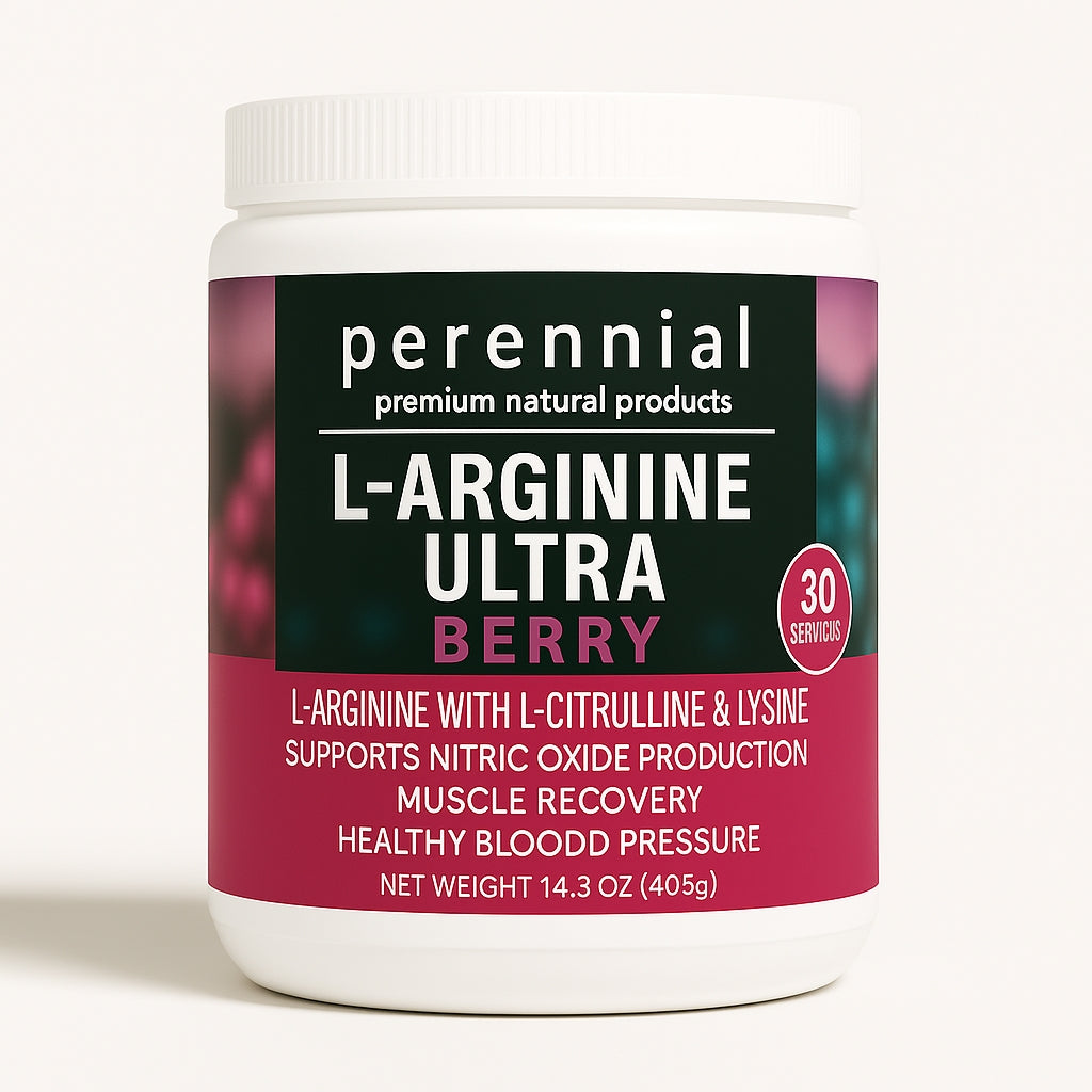 L-Arginine Ultra – Circulation & Performance Support Powder (Berry Flavor)