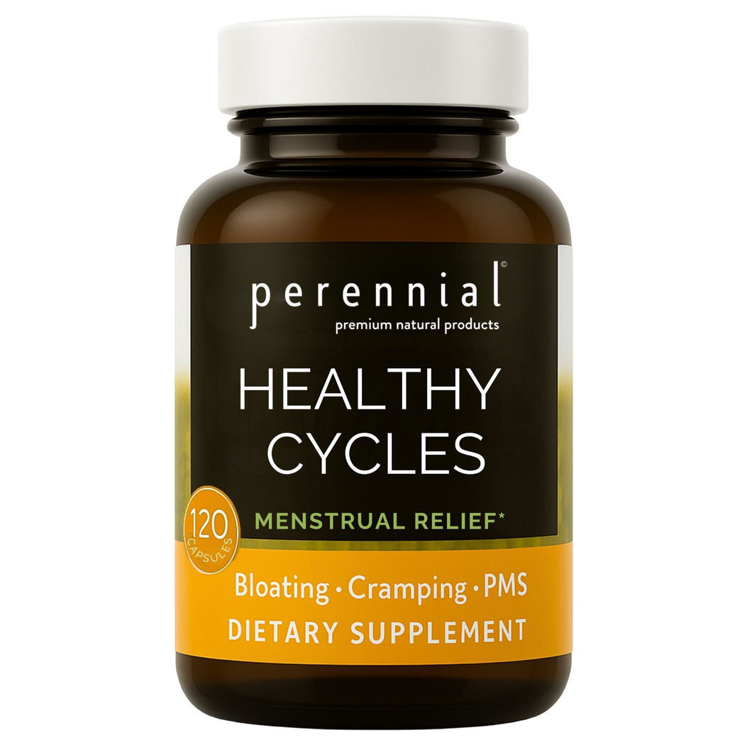 Healthy Cycles Menstrual Relief Formula – Herbal Supplement for PMS and Cramps (120 Capsules)